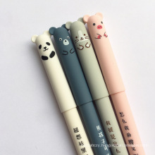 Hot selling Kawaii erasable gel pen school office stationery the cute panda pig erasable pen